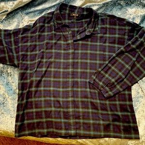 Like NEW Madewell flannel button down